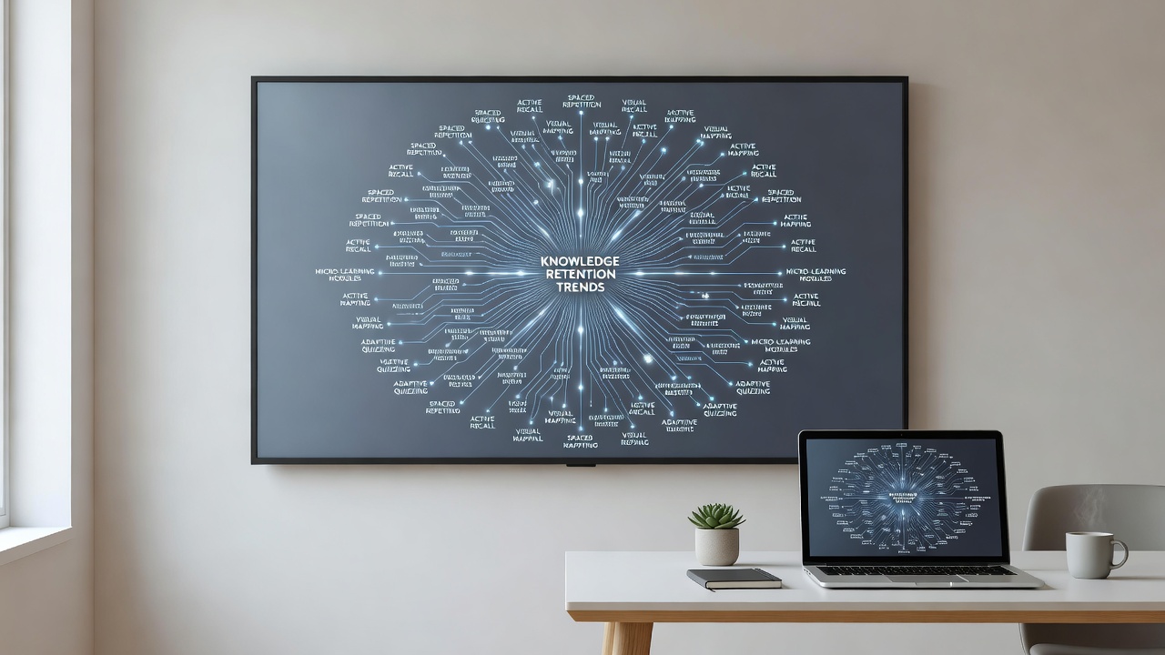 Close-up view of a radial tree showing topic connections in an online history education module with user annotations